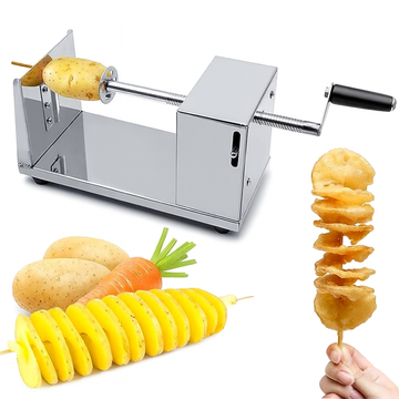 Potato Spiral & Tornado Cutter – Vegetable Slicer Machine