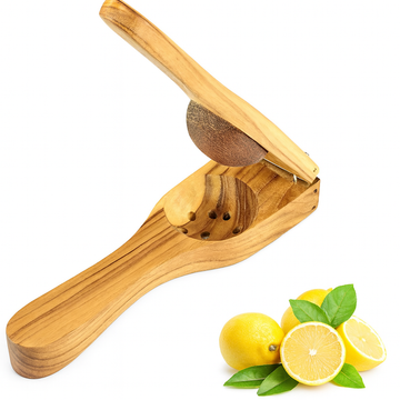 Wooden Lemon Squeezer – Manual Citrus Juicer