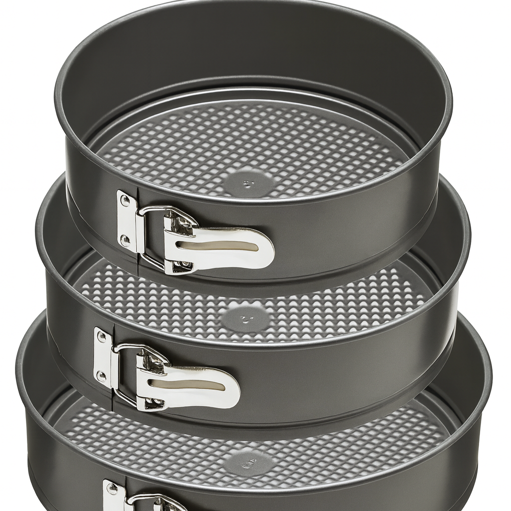 Non-Stick Springform Cake Pan with Removable Bottom