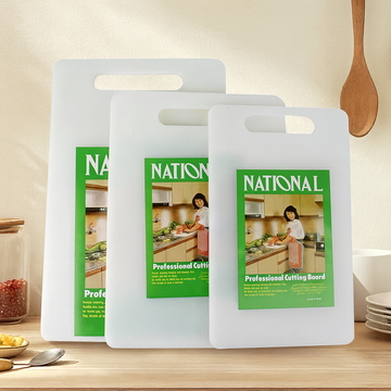 National Rectangular White chopping / Cutting Board - Size (16 inch)(40 Cm) - 1 Pcs