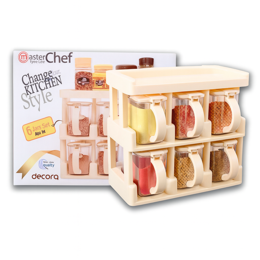 Bright Master Chef Spice Rack – 6-in-1