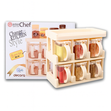 Bright Master Chef Spice Rack – 6-in-1
