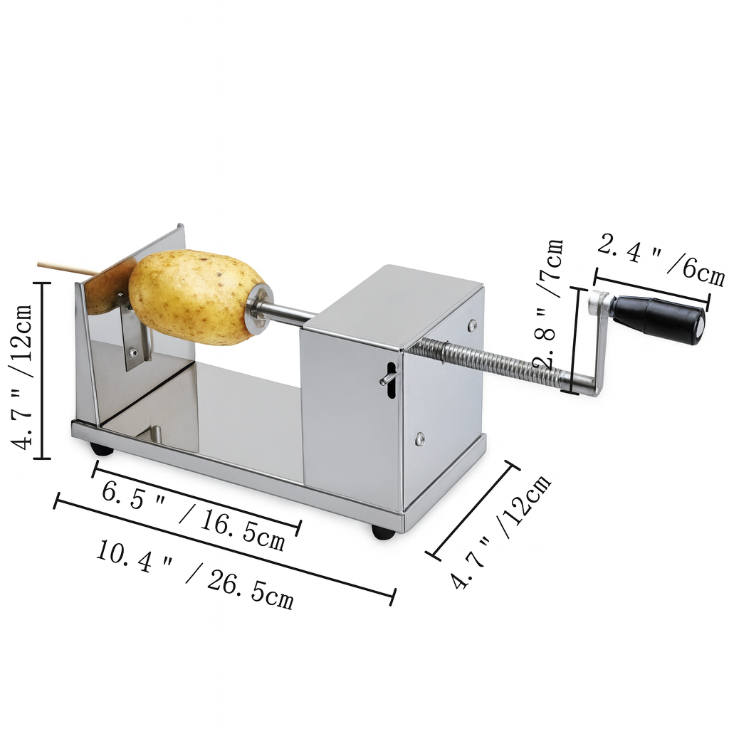 Potato Spiral & Tornado Cutter – Vegetable Slicer Machine