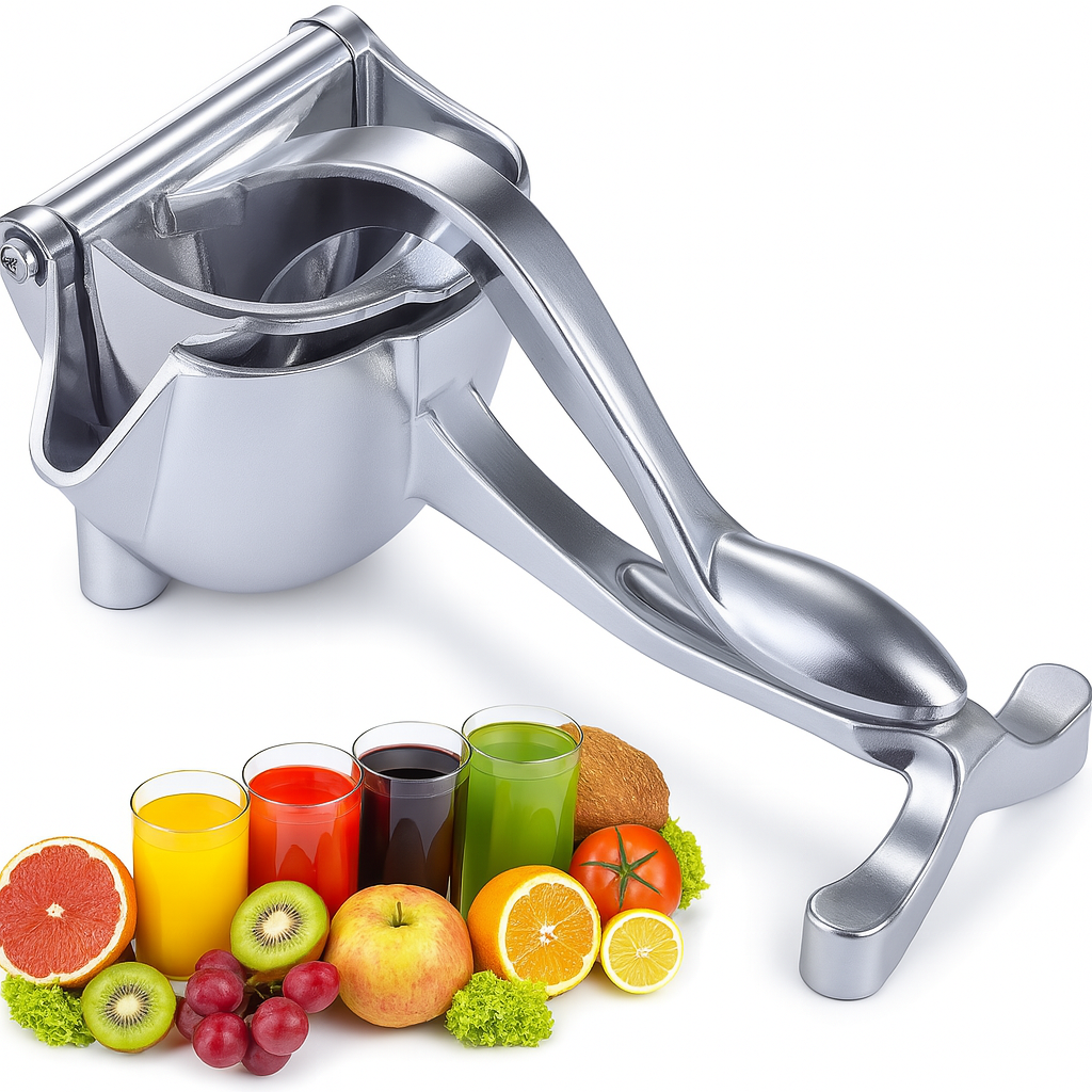 Manual Fruit Juicer – Hand Press for Citrus, Pomegranate & More