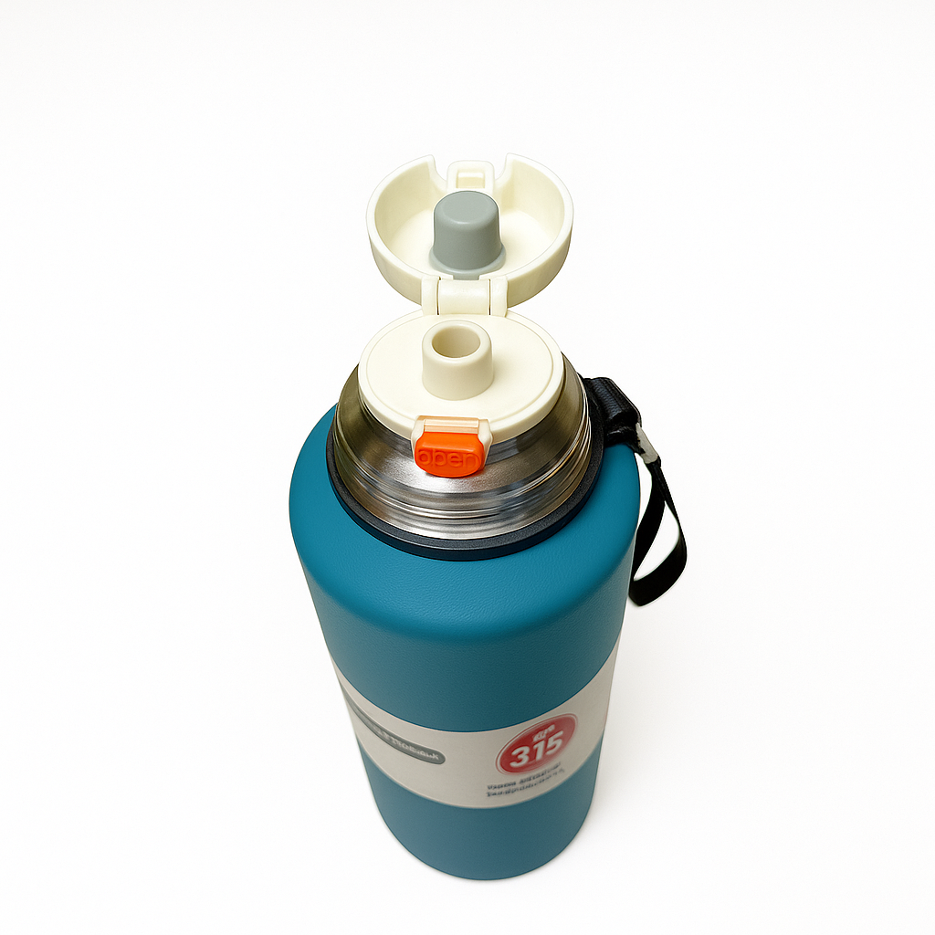 HUOYUER Stainless Steel Sports Water Bottle