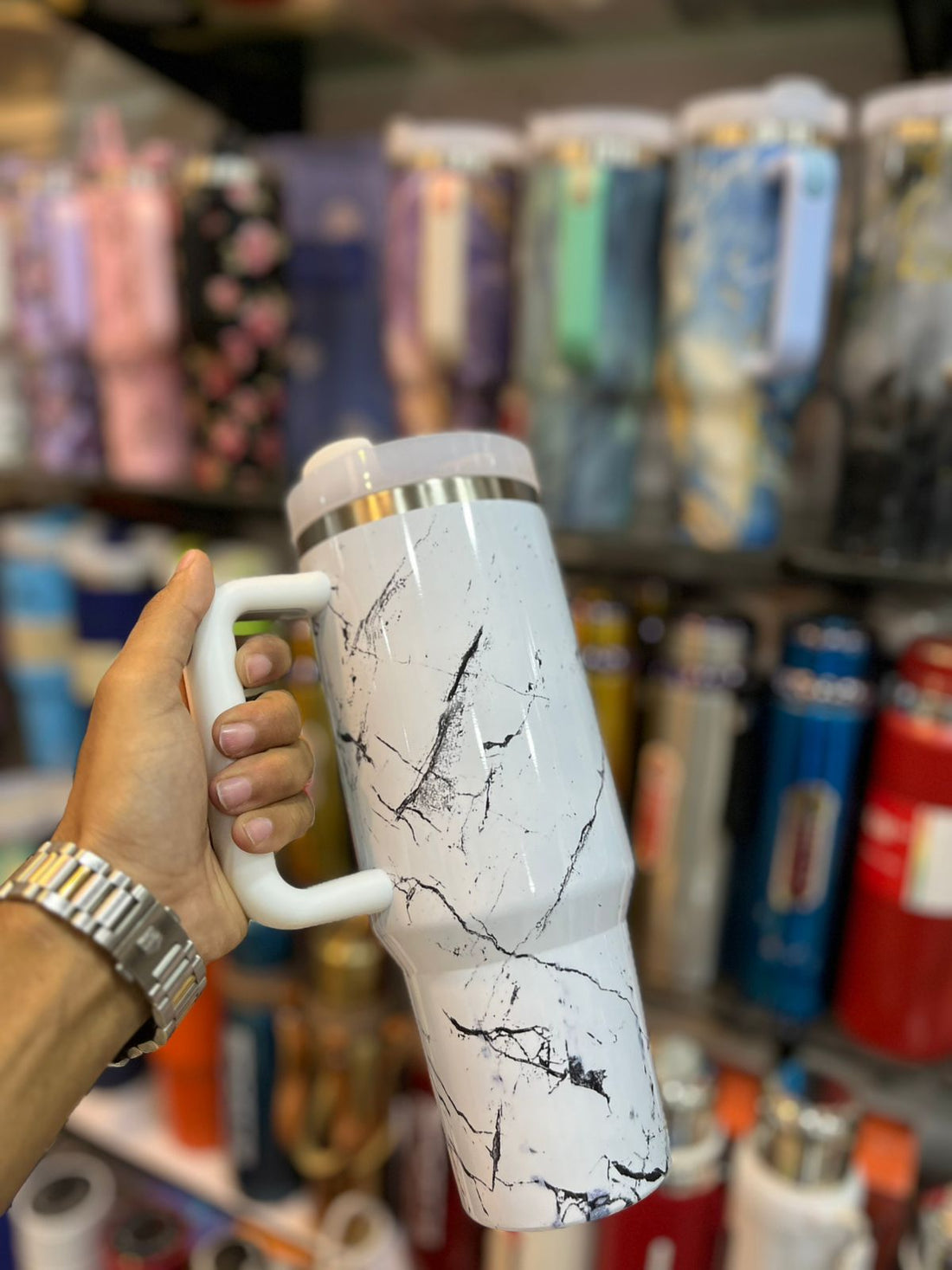 Marble Design 40 Oz tumbler
